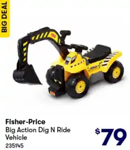 BIG W Fisher-Price Big Action Dig N Ride Vehicle offer