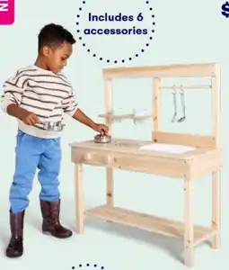 BIG W Wooden Mud Kitchen offer