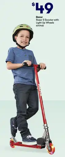 BIG W Razor S Scooter with Light Up Wheels offer