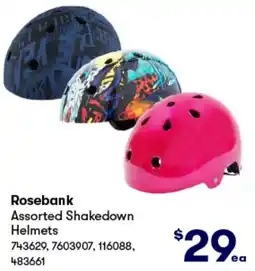 BIG W Assorted Shakedown Helmets offer