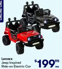 BIG W Jeep Inspired Ride-on Electric Car offer