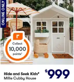 BIG W Hide and Seek Kids Millie Cubby House offer