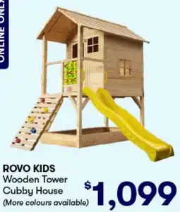 BIG W Wooden Tower Cubby House offer
