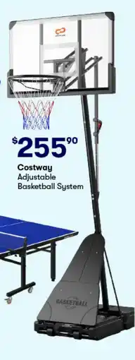 BIG W Adjustable Basketball System offer