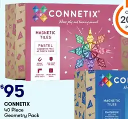 BIG W CONNETIX 40 Piece Geometry Pack offer