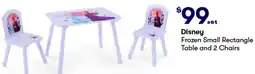BIG W Frozen Small Rectangle Table and 2 Chairs offer