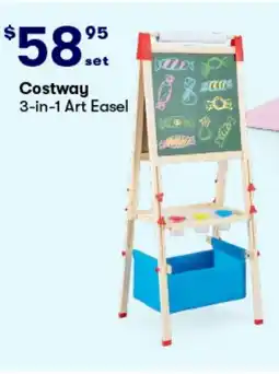 BIG W 3-in-1 Art Easel offer