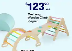 BIG W Wooden Climb Playset offer