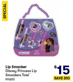 BIG W Disney Princess Lip Smackers Tote offer