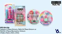 BIG W Lipbalm 3 Piece Unicorn, Nails 24 Piece Unicorn or Nail Kit 3 Piece Mermaid or Unicorn offer