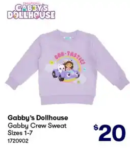 BIG W Gabby's Dollhouse Gabby Crew Sweat offer