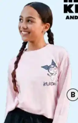 BIG W Kuromi Front and Back Print Sweat offer