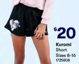 BIG W Kuromi Short offer