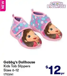 BIG W Kids Tab Slippers offer