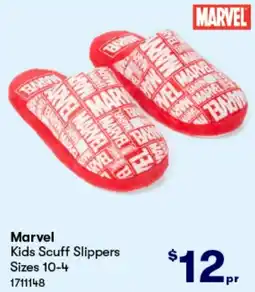 BIG W Kids Scuff Slippers offer