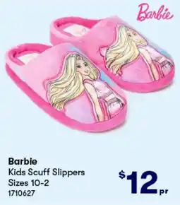 BIG W Kids Scuff Slippers offer