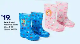 BIG W Kids Rain Boots offer