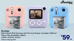 BIG W Kids Instant Print Camera offer