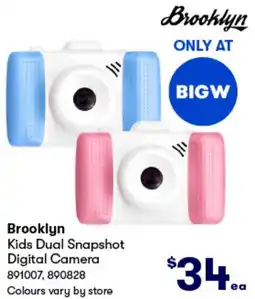 BIG W Kids Dual Snapshot Digital Camera offer