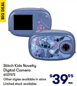 BIG W Stitch Kids Novelty Digital Camera offer