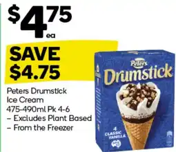 Woolworths Peters Drumstick Ice Cream offer