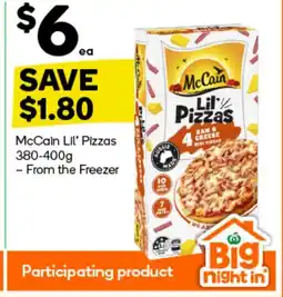 Woolworths McCain Lil' Pizzas offer