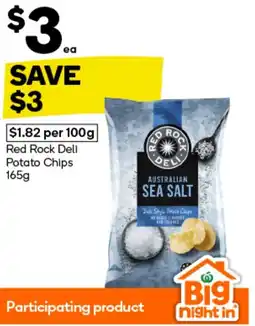 Woolworths Red Rock Deli Potato Chips offer