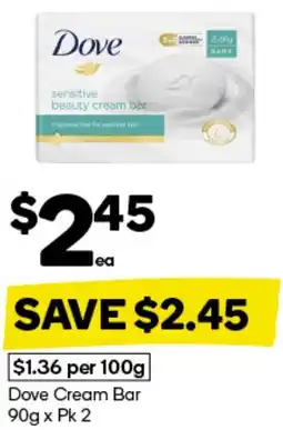 Woolworths Dove beauty cream offer