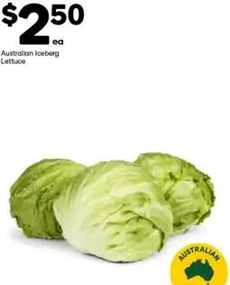 Woolworths Australian iceberg lettuce offer