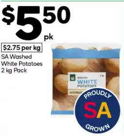 Woolworths SA Washed White Potatoes Pack offer