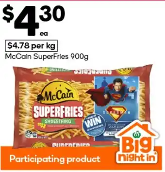 Woolworths Mccain superfries offer
