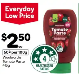 Woolworths Woolworths Tomato Paste offer