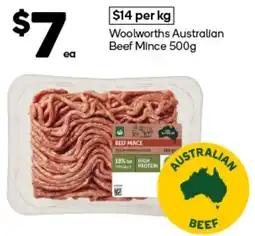 Woolworths Woolworths Australian Beef Mince offer