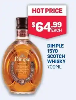SipnSave Dimple 15yo scotch whisky offer