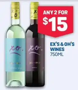 SipnSave Ex's & oh's wines offer