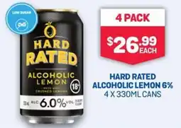 SipnSave Hard rated alcoholic lemon offer