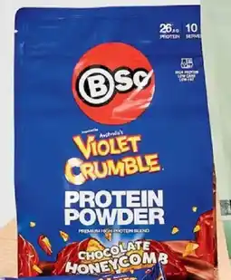 ALDI BSC x Violet Crumble Protein Powder offer
