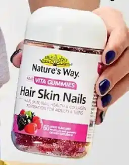 ALDI Nature's Way Hair Skin Nails Vita Gummies offer