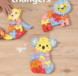 ALDI Wooden Animal Puzzles offer