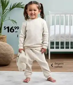 ALDI Infant Organic Cotton Tracksuit offer