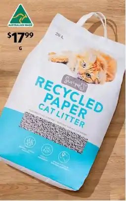 ALDI San-i-Pet Recycled Paper Cat Litter offer
