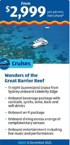ALDI Wonders of the Great Barrier Reef offer