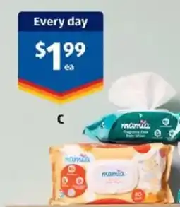 ALDI Mamia Baby Wipes offer