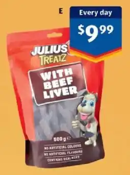 ALDI Julius Treatz with Beef Liver offer