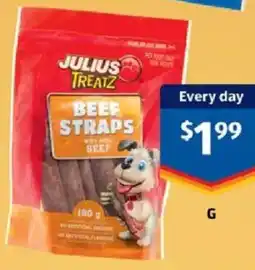 ALDI Julius Treatz Beef Straps offer
