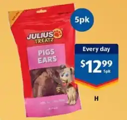 ALDI Julius Treatz Pigs Ears offer