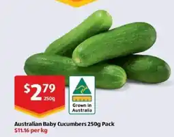 ALDI Australian Baby Cucumbers offer