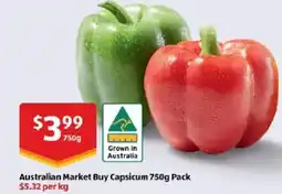 ALDI Australian Market Buy Capsicum offer