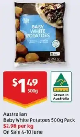 ALDI Australian Baby White Potatoes offer