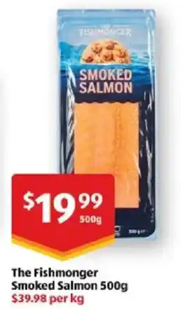 ALDI The Fishmonger Smoked Salmon offer